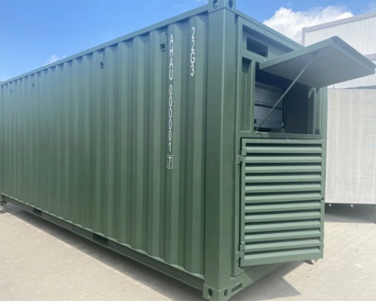 Kontener specjalistyczny do przechowywania środków bojowych